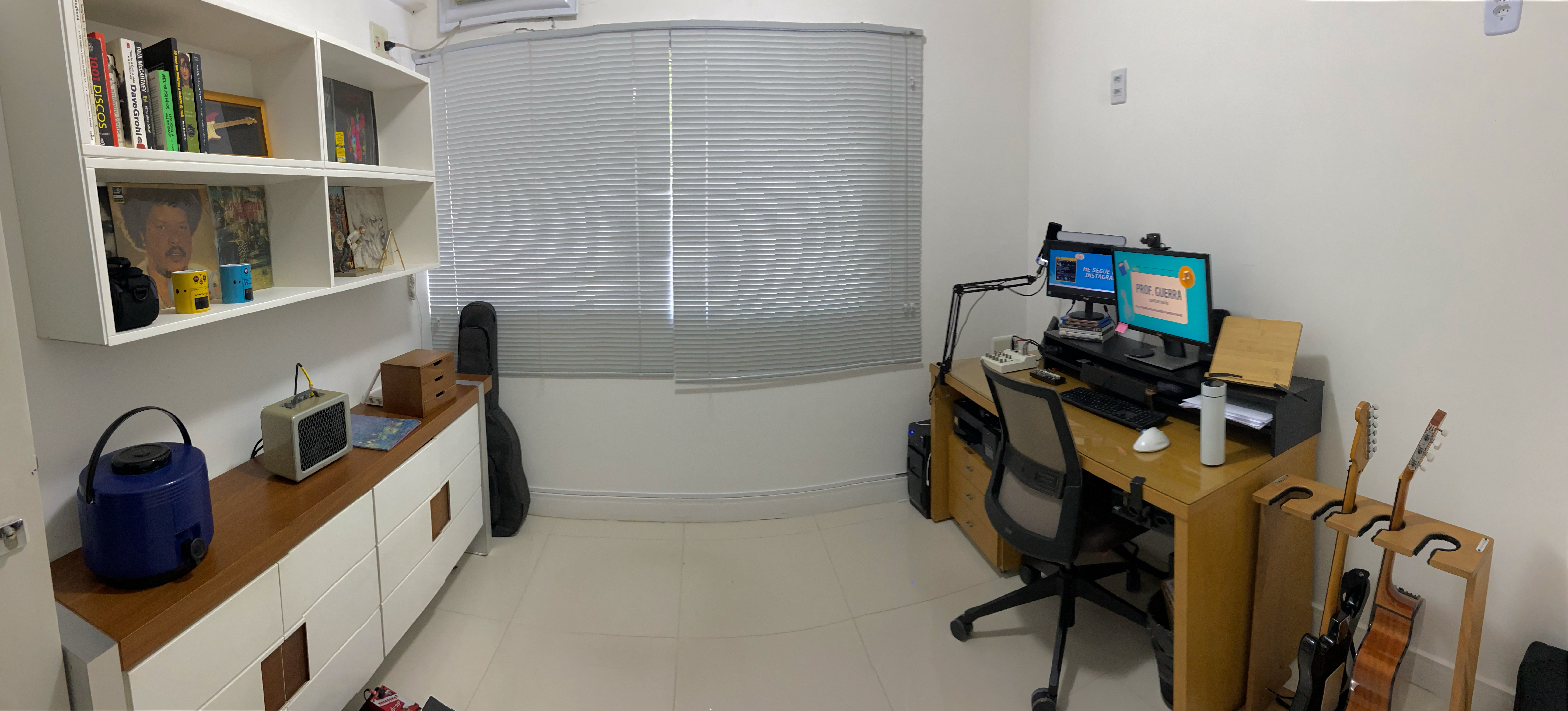 Vista geral da sala de aulas do Espaço Prof. Artur Guerra